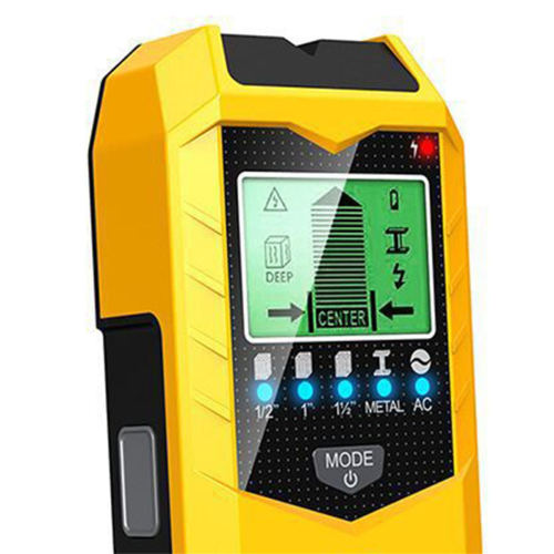 Σάρωση τοίχου Stud Finder, αναβαθμισμένη οθόνη LCD ακριβείας 5 σε 1 από ξύλο τοίχου 2