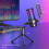 Noise Reduction Condenser Microphone with Tripod Bracket Gaming Stream 7