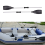2 Pcs Aluminum Alloy Detachable Float Afloat Oars Fitting Boat Rafting 7