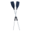 2 Pcs Aluminum Alloy Detachable Float Afloat Oars Fitting Boat Rafting 8