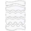 5 Pcs Acrylic Wave Ruler Quilting Stencils DIY Drawing Template Measur 2