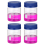 4 Pack Reagent Media Storage Bottles, 250ml Borosilicate Glass Wide Mo 1