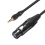XLR to 3.5mm Audio Cable Microphone Balanced Analog Cord with Lock for 4