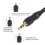 XLR to 3.5mm Audio Cable Microphone Balanced Analog Cord with Lock for 1