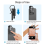 200X Phone Mini Pocket Microscope with LED Light/Universal Clip, Porta 6