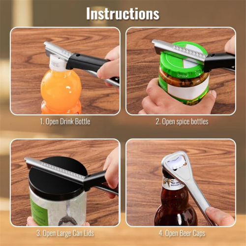 Adjustable Can Opener Adjustable Multifunctional Stainless Steel Can O 2