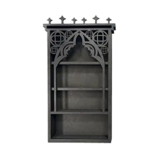 Estante de madera para pared, estante de exhibición de cristal, estante para baratijas, estante para libros, hacer