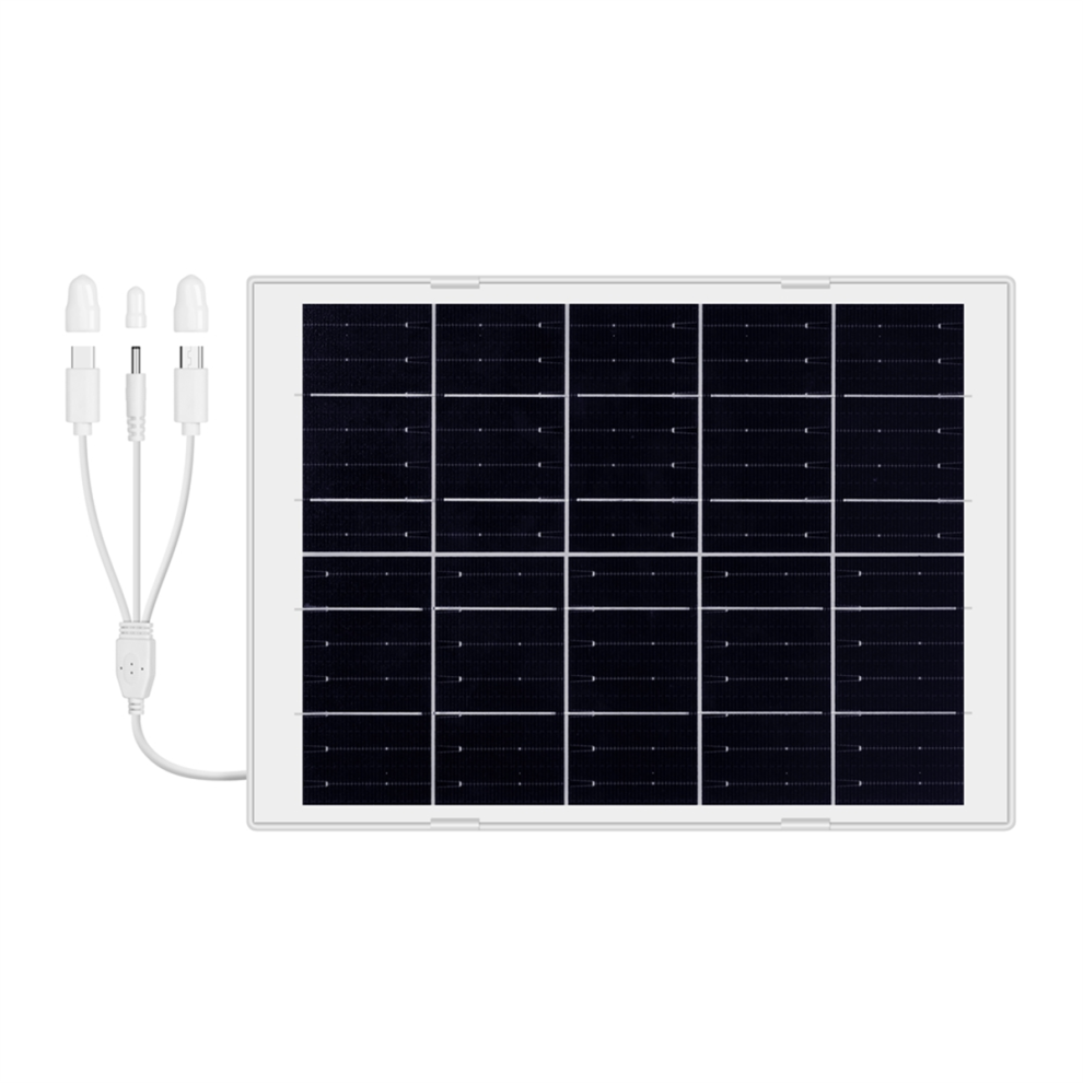 Solar Panel 8W Solar Panel Charge Ip65 Waterproof With 3In1 Cable For 4851282127956