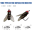 Bionic fluefiskeagn (20 stk.) - 2024 Nye ørretjigger Swimbaits Dry Fl 7