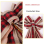 Large Red Bows with Edge and Long Streamers, Christmas Wreath Bows for 4