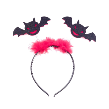 Halloween Bat Headband Day of the Dead Sequins Hairband Cosplay Costum