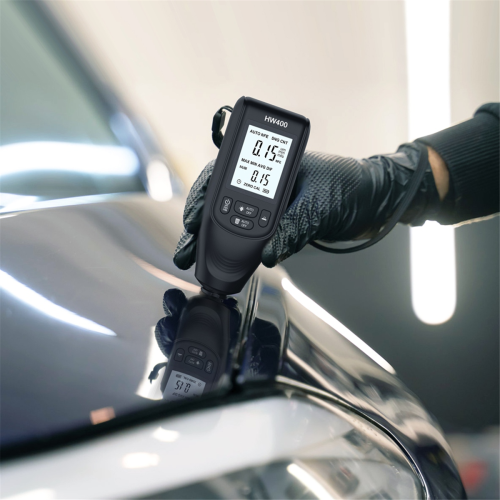 Automatic HW400 Car Paint Thickness Gauge 0-2000UM Inspection Tools Te 1