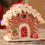 Christmas Theme LED Pendant Gingerbread Light House Soft Pottery Hangi 6