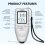 Automatic HW400 Car Paint Thickness Gauge 0-2000UM Inspection Tools Te 6
