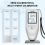 Automatic HW400 Car Paint Thickness Gauge 0-2000UM Inspection Tools Te 8
