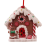 Christmas Theme LED Pendant Gingerbread Light House Soft Pottery Hangi 1