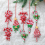 Christmas Tree Decoration Ornament Soft Clay Lollipop Red White Candy 6