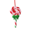 Christmas Tree Decoration Ornament Soft Clay Lollipop Red White Candy 1