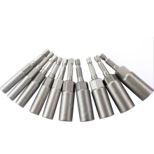 10 stk. 6 mm-15 mm sekskantpiper, hylsedyser, muttertrekkersett, skrutrekkersett