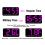 Large Digital Wall Clock,9.5 Inch,Led Alarm Clock with Big Digits,DST, 7