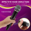 Wireless Handheld Dynamic Microphone Karaoke Mic with Rechargeable Rec 6