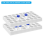 Vial Rack for Autosampler Vials, Vial Tray Holder 40-Well Stackable Te 7