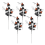 Halloween Horror Decorations Black Horror Pumpkin Cuttings Bouquet Dec 1