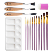Oil Painting Tool 15-Piece Set Special-Shaped Scraper Palette Sponge S