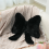 Bow Pillow Bow Shape Pillow, Soft Bow Waist Pillow, Home Car Back Cush 3