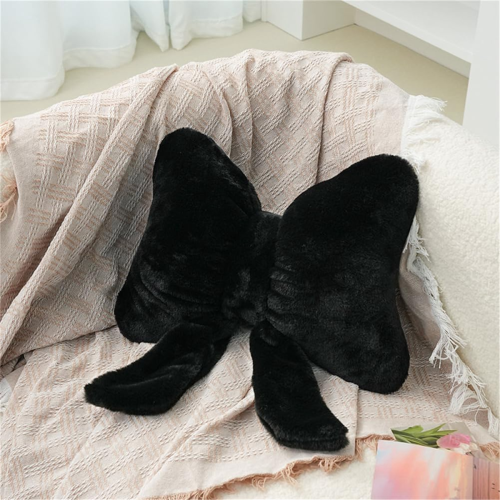 Bow Pillow Bow Shape Pillow, Soft Bow Waist Pillow, Home Car Back Cush 2