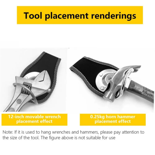 Loop Tool Værktøjsbæltekrog Kraftig hammer Loop Værktøjsbælte Tilbehør 2