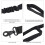 Laisse élastique robuste Bungee 106-146 cm Noir 2 poignées 3