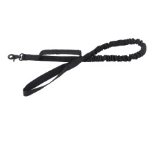 Schwereinsatz Bungee-Hundeleine Elastisches Führseil mit 2 gepolsterten Kontrollgriffen für Hundetraining im Militärstil und Nachtspaziergä