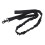 Laisse élastique robuste Bungee 106-146 cm Noir 2 poignées 15