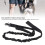 Laisse élastique robuste Bungee 106-146 cm Noir 2 poignées 5
