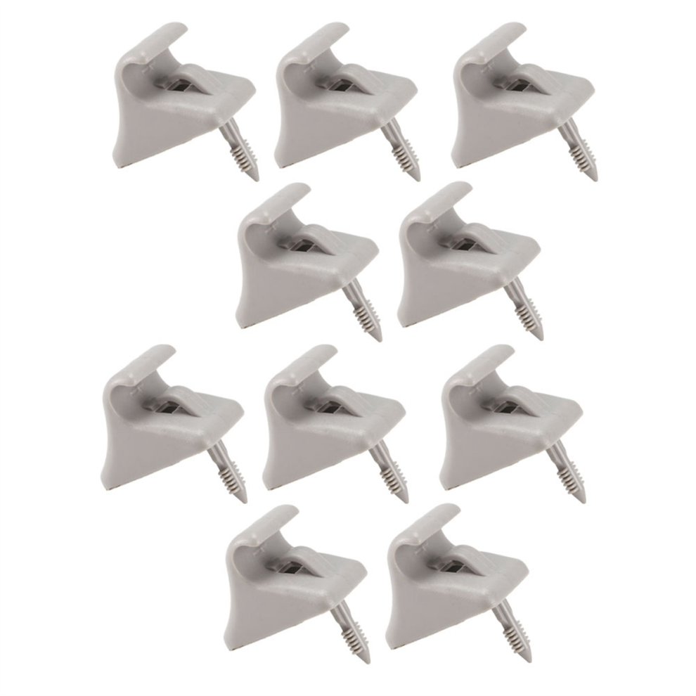 10Pcs Car Interior Sun Visor Clip Hook Bracket For 4852415813104