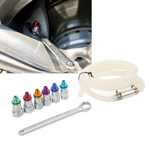 Brake Bleeder Spanner 1 Drain Hose Wrench Kit 6 Ad 2