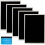 5Pcs Black Engraving Marking Paper with 1Pc Scrape 2