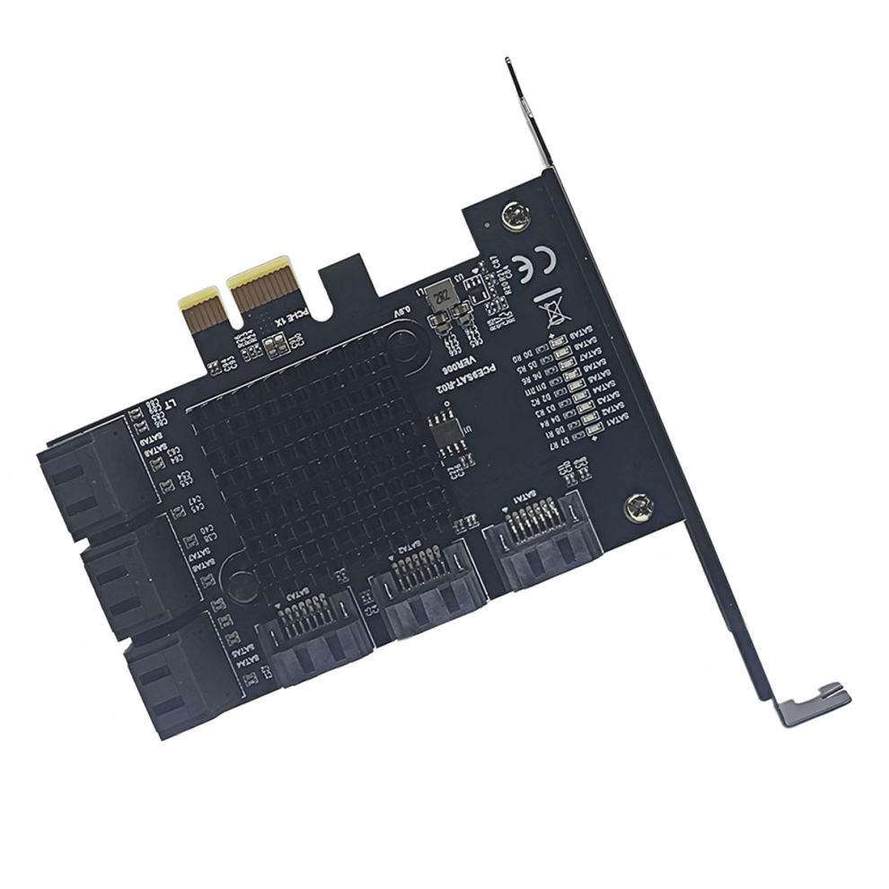 9 Ports Pcie To Sata Card 3 Pcie 1X Express Expans 4852415825961