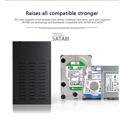 Externes 3,5-Zoll-SATA-Festplattengehäuse mit USB 3.0 2