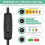 2 Plant Lamp LED Full Spectrum with 3 Light Modes, 6