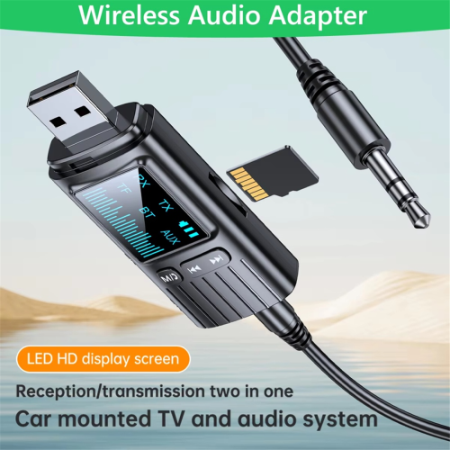 Drahtloser Freisprechadapter Auto-Kit-Empfängeradapter 2