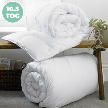 (10.5 Tog, Super King) All Seasons Duvet Quilt Tog 4.5 10.5 13.5 15 Tog Anti Allergic Hollow Fiber Duvets &amp; Quilts
