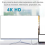 USB C Ethernet Multiport Adapter, 4-in-1 Hub 100Mb 5