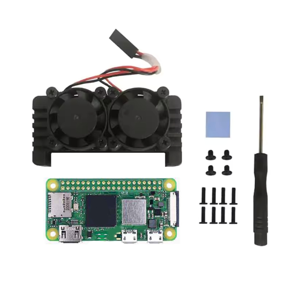 Dual Fan Heatsink Case For Zero 2W Enhanced Coolin 4852415840681