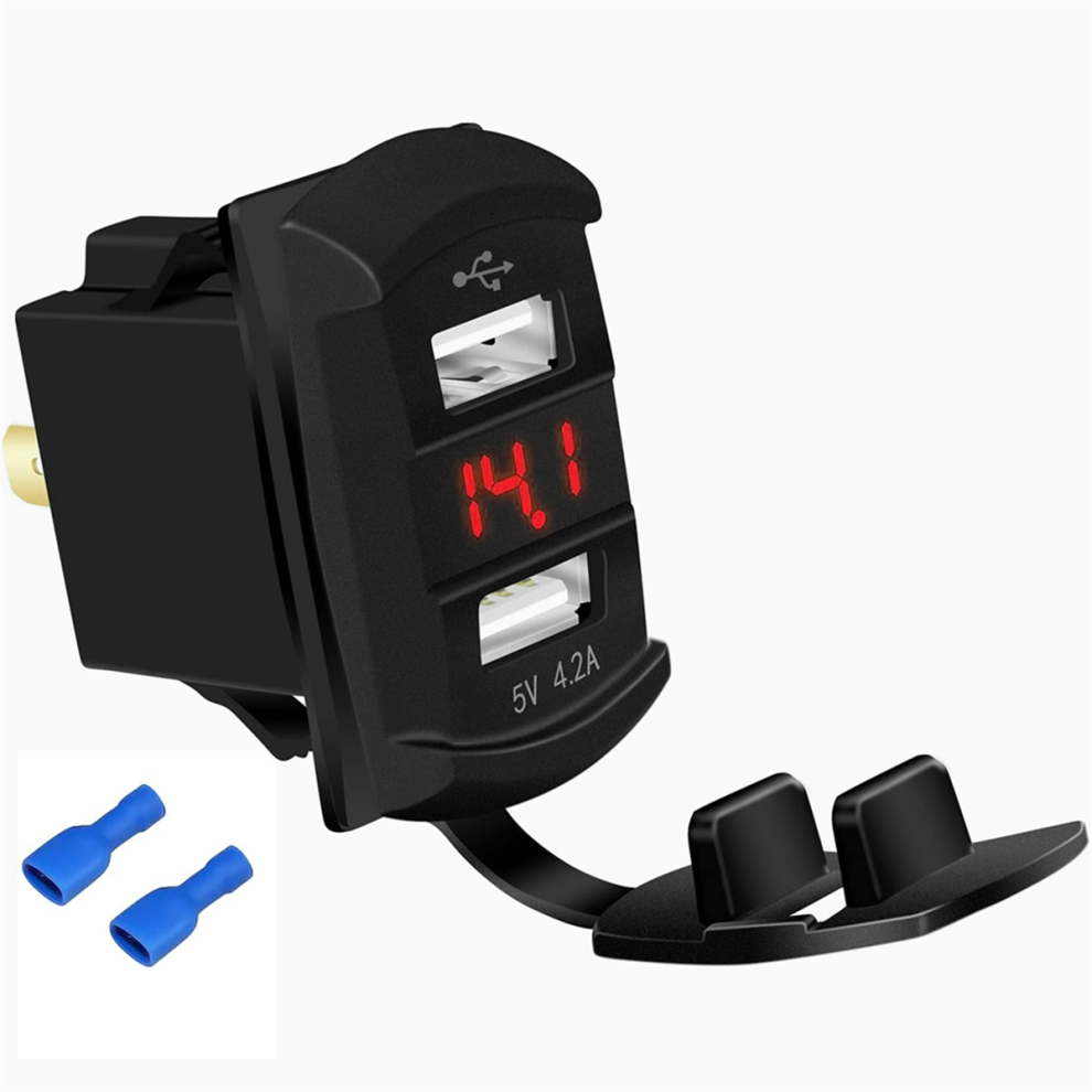Marine Usb Rocker Switch 12V Dual Charger Ports 4. 4852415842531