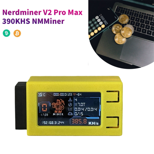 NMMiner Nerdminer V2 Pro Maximale Solo-Mining-Rate 390KH/S 2