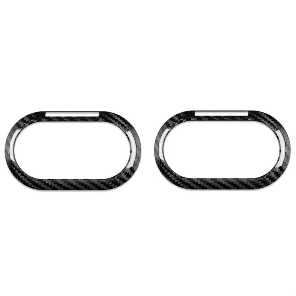 Real Dry Hard Carbon Fiber A-Pillars Speaker Cover 4852415851199