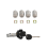 Car Ignition Switch Cylinder with 2 Key Door Lock 7