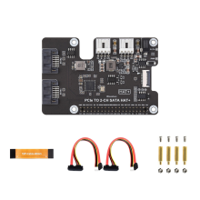 For 5 PCIe to Expansion Board 2-Channel HAT with E